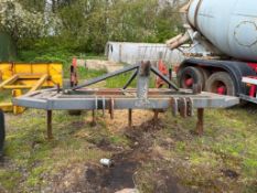 3m straw ripper, front linkage mounted with rear wheels