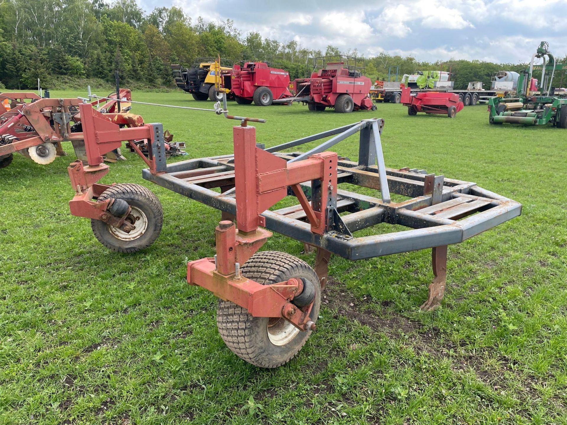 3m straw ripper, front linkage mounted with rear wheels - Image 6 of 12