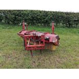 Jones hydraulic driven yard brush, linkage mounted