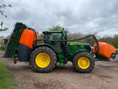 2020 Amazone UF2002 24m linkage mounted sprayer, triple nozzle bodies, section control. Serial No: U