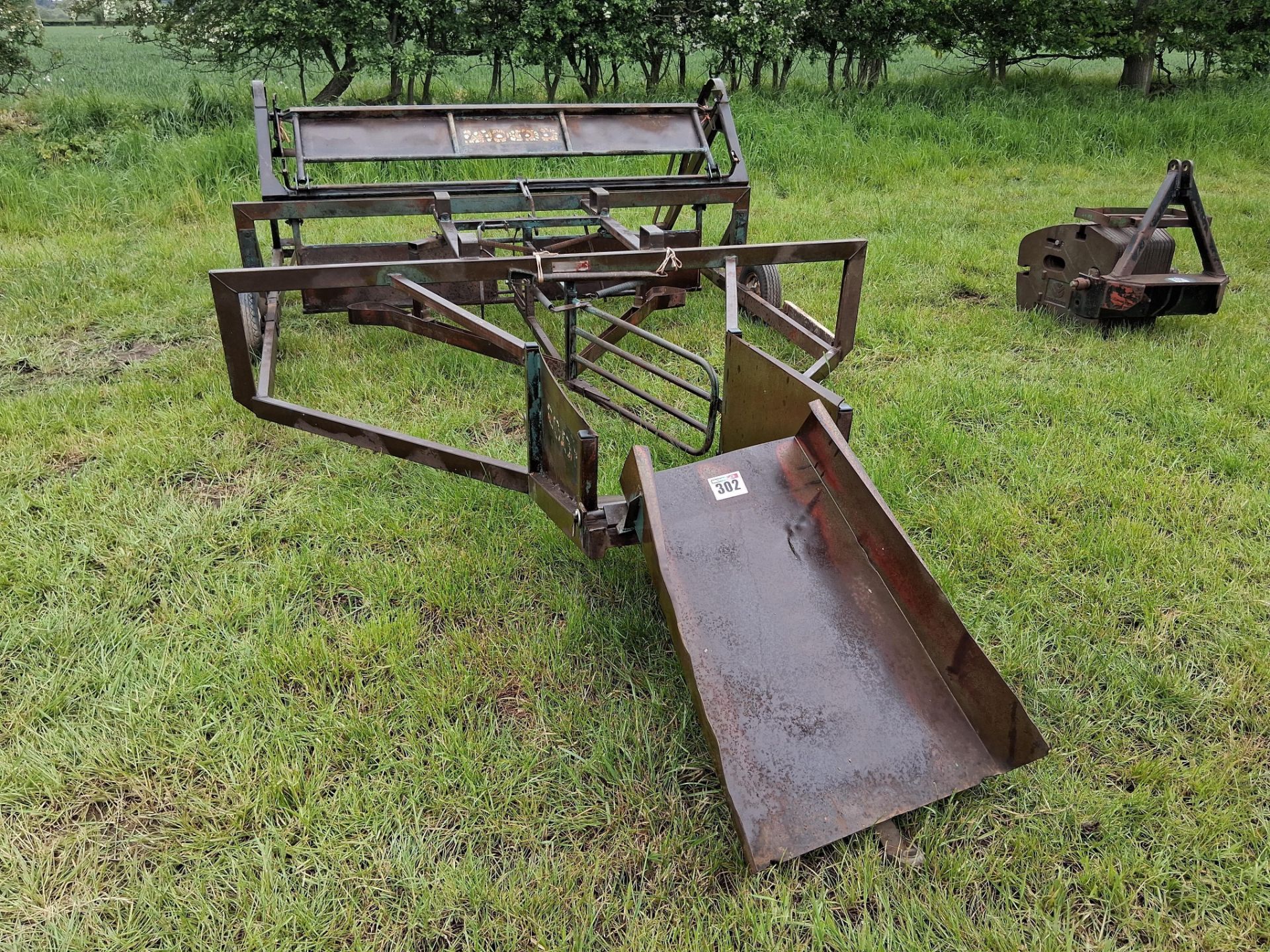 Cooks flat 8 bale sledge