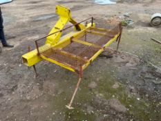 Front mounted linkage frame