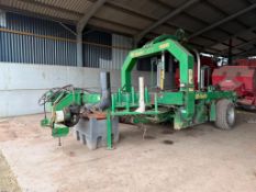 2005 McHale 998 bale wrapper, single axle on BKT 16.0/70R20 wheels and tyres. Serial No: 2504