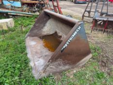 Strimech general purpose bucket with Claas attachments. Serial No: BK25-76184494