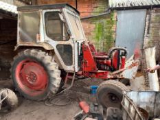 David Brown 990 2wd tractor. Reg: DAL 666T. Serial No: 12786. Spares or repairs