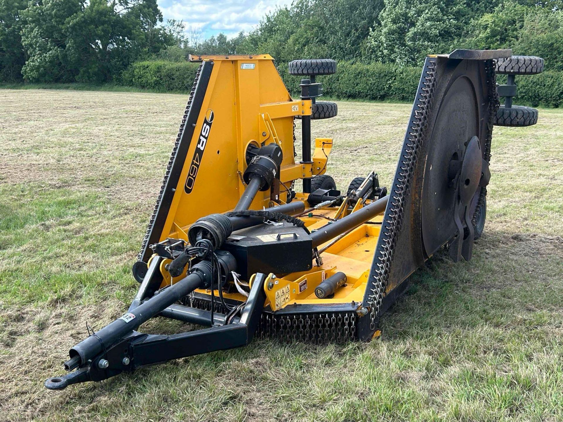 2019 McConnel SR460 4.6m batwing pasture topper, hydraulic folding . Serial No: M1957141 NB: Manual - Image 18 of 18