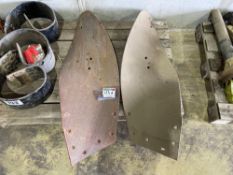 2No Kverneland mouldboards