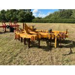 2002 Simba Flatliner 500 3.8m, 7 leg subsoiler to rear DD packer with rear bracket and drawbar. Mode