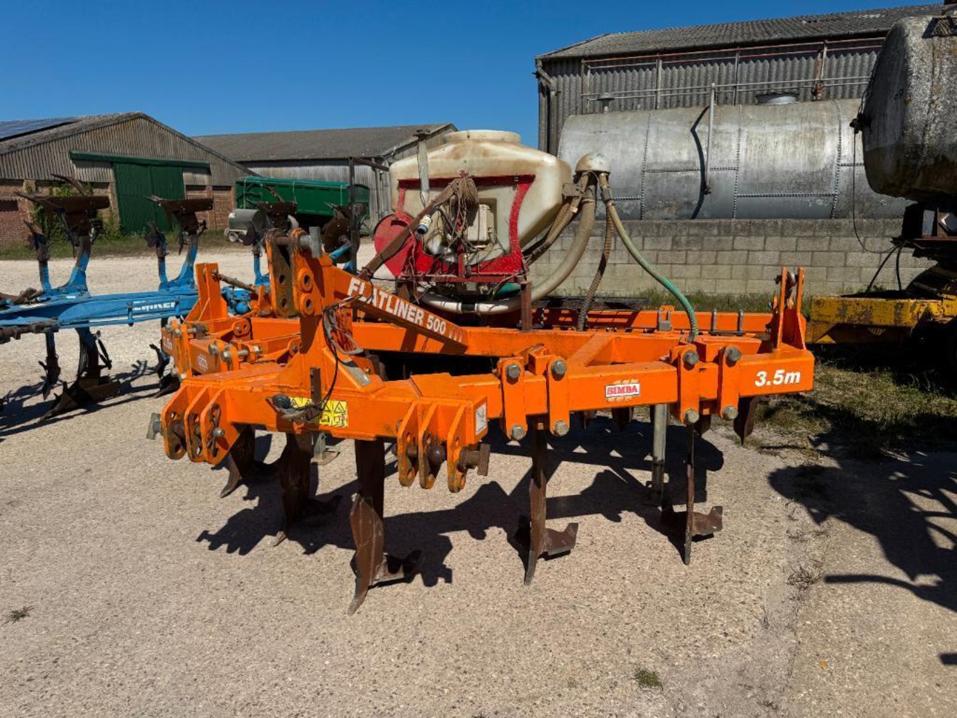 2010 Simba Flatliner 500 5 leg 3.5m subsoiler with Tilso sabre mono legs and rear DD packer with Tec - Image 2 of 15