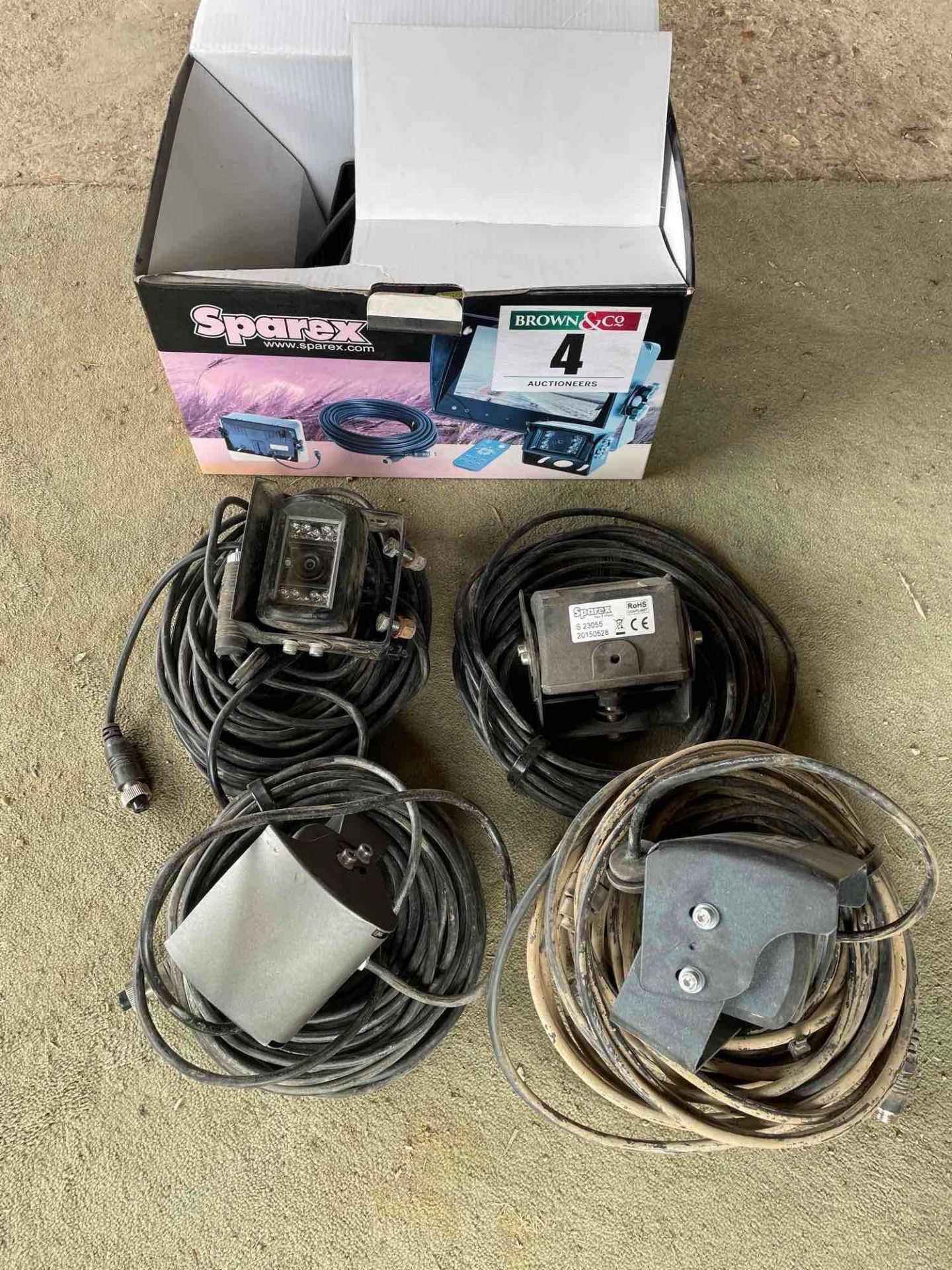 Sparex single camera screen and 4No cameras