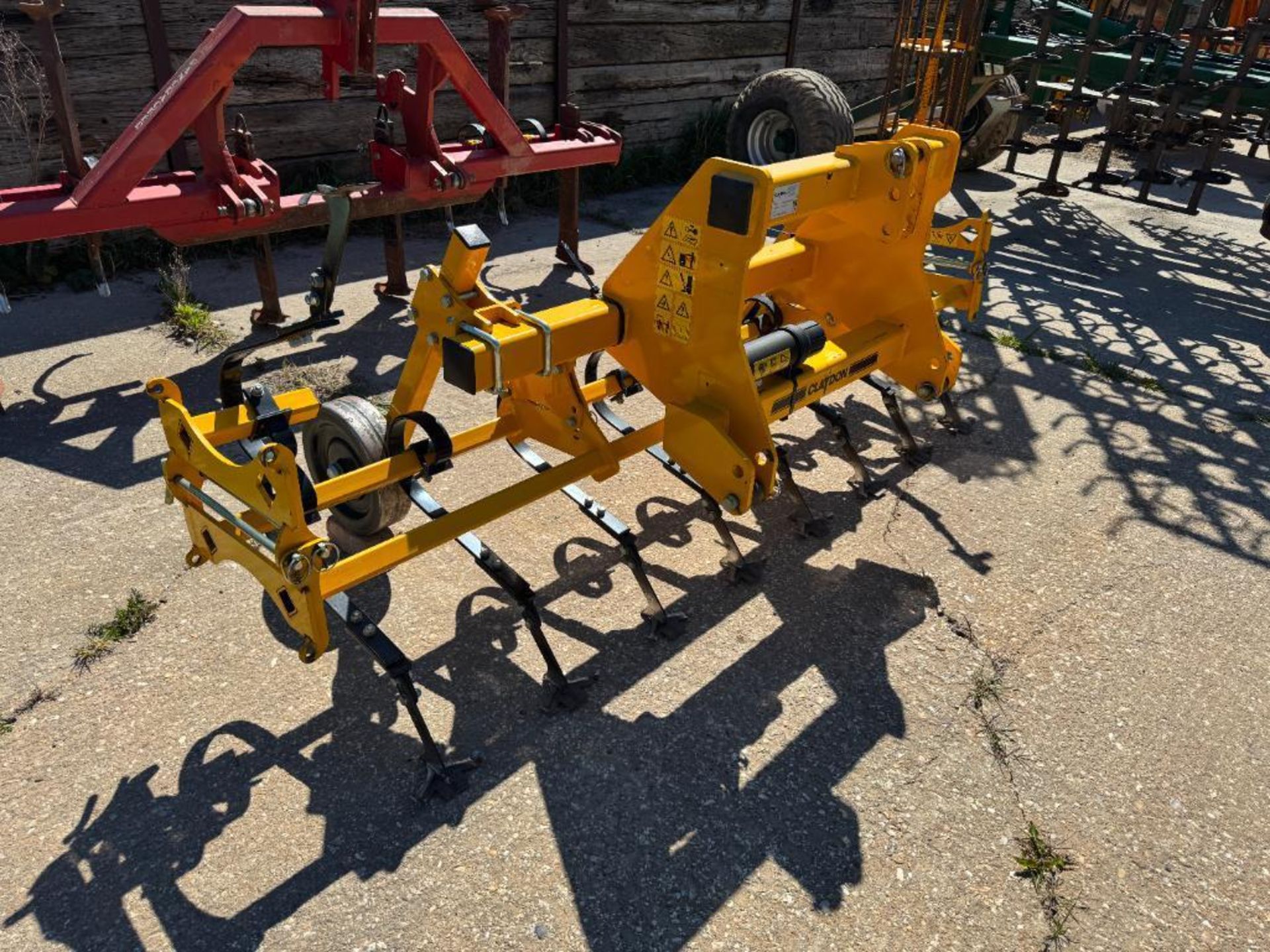 2022 Claydon TerraBlade 3m front mounted interrow hoe with depth wheels. Serial No: TB0080 - Image 2 of 7