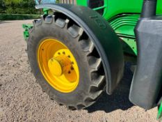 Set Mitas 340/85R38 front and 380/105R50 rear row crop wheels and tyres with John Deere centres