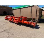 Howard HK35-600 6m power harrow with rear tooth packer, hydraulic folding. Serial No: 17530121/2
