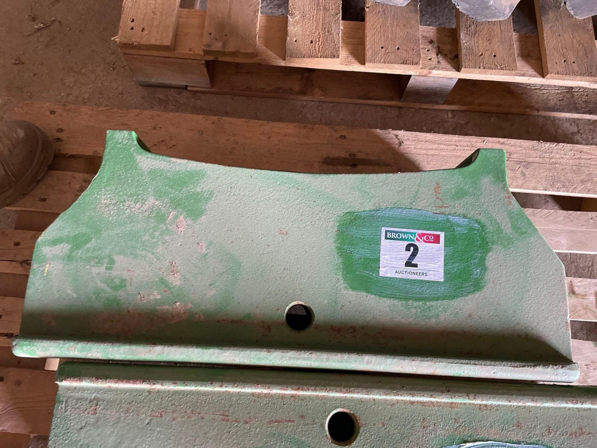 John Deere bolt on tombstone weight frame