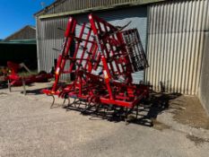 2019 Proforge Maxtilla 6m hydraulic folding spring tine cultivator with rear crumbler and following