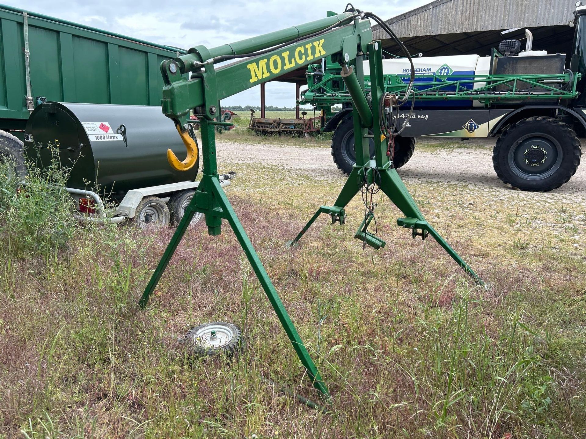 2012 Molcik HRM 1.5t hydraulic operated crane, linkage mounted. Serial No: ML1200048 - Image 6 of 6