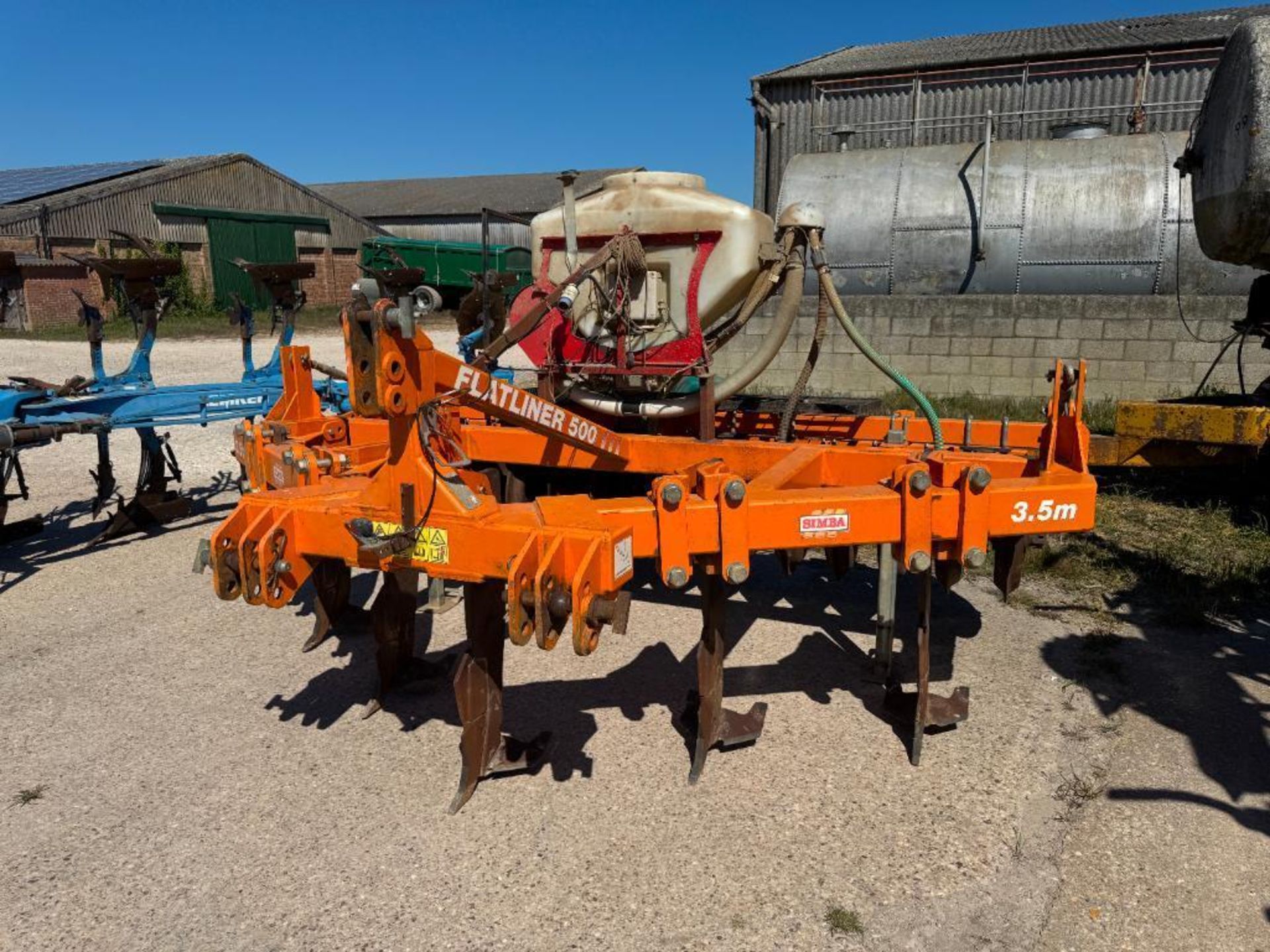 2010 Simba Flatliner 500 5 leg 3.5m subsoiler with Tilso sabre mono legs and rear DD packer with Tec - Image 3 of 15