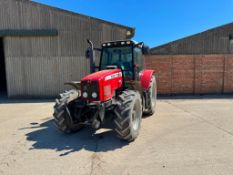 2007 Massey Ferguson 6465 Dyna-6 40kph 4wd tractor with front linkage, front and cab suspension, 3No