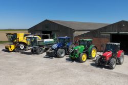 Online Timed Auction of Modern Farm Machinery and Equipment