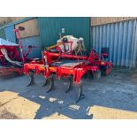 2023 Kverneland DTX 300 3m cultivator with 5No subsoiler legs to 2 rows of discs, hydraulic adjustab
