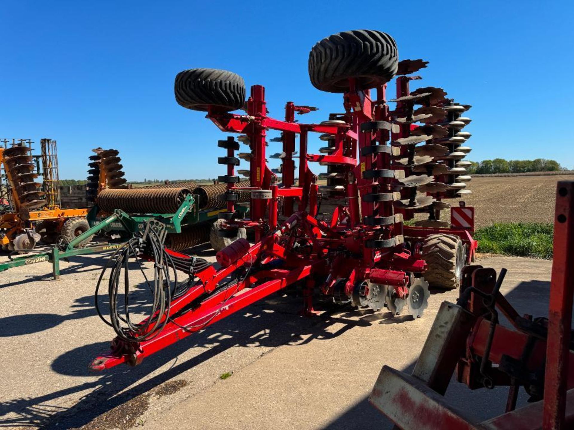 2015 Horsch Joker 6RT 6m hydraulic folding discs, twin row of discs to twin packer with front levell - Image 4 of 13