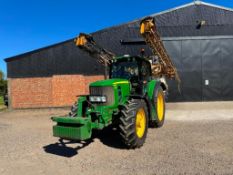 2010 John Deere 6830 Premium 50kph AutoQuad 4wd tractor with front linkage, front and cab suspension