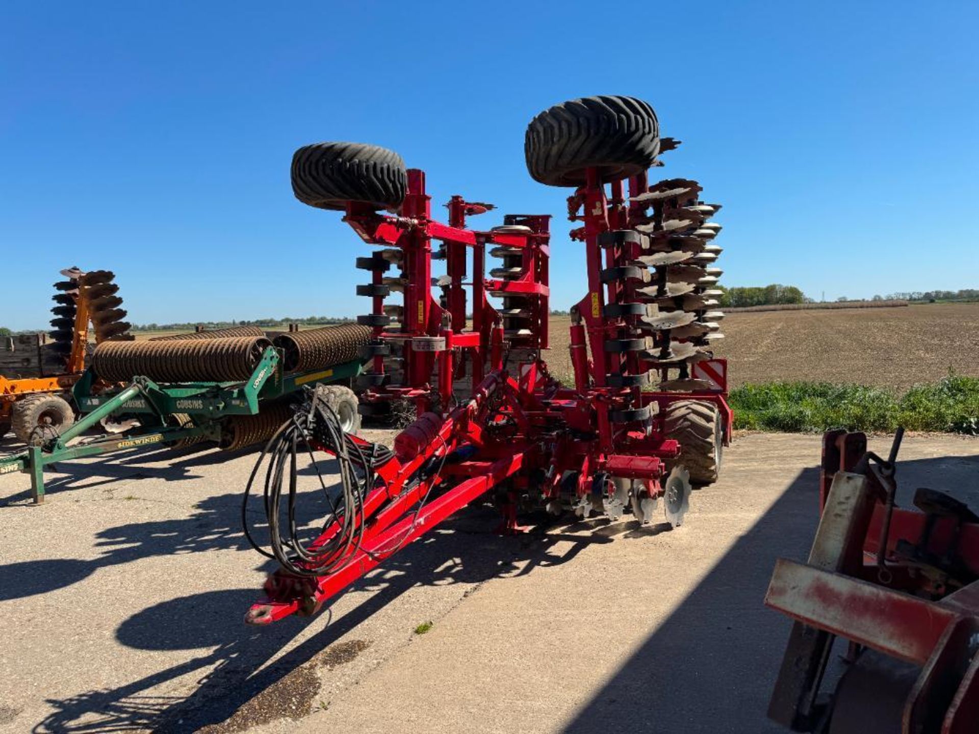 2015 Horsch Joker 6RT 6m hydraulic folding discs, twin row of discs to twin packer with front levell - Image 3 of 13
