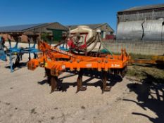 2010 Simba Flatliner 500 5 leg 3.5m subsoiler with Tilso sabre mono legs and rear DD packer with Tec