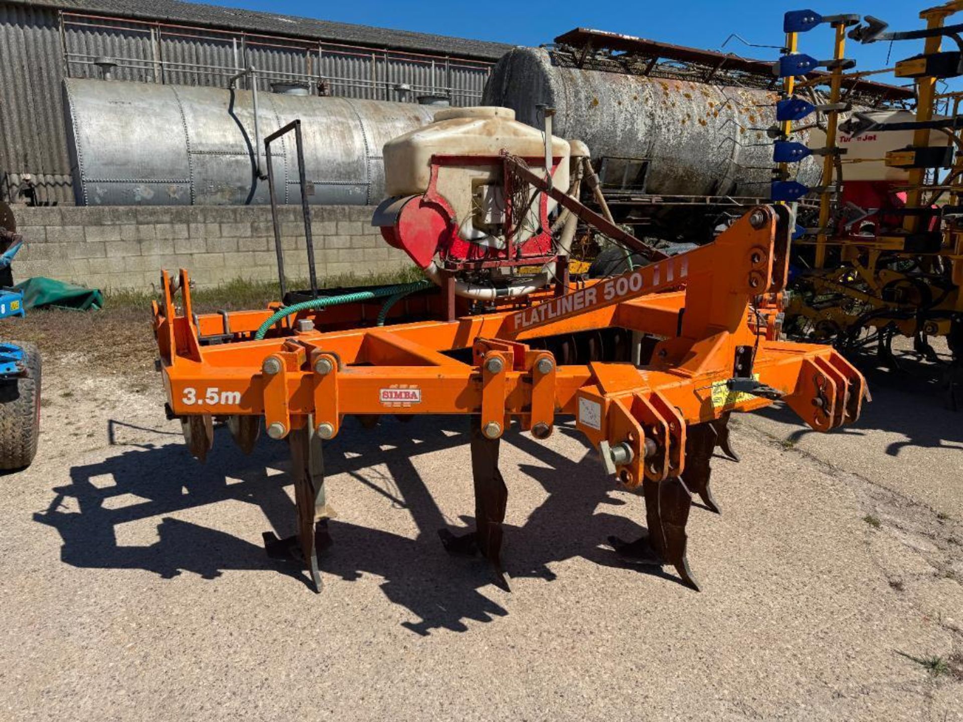 2010 Simba Flatliner 500 5 leg 3.5m subsoiler with Tilso sabre mono legs and rear DD packer with Tec - Image 6 of 15