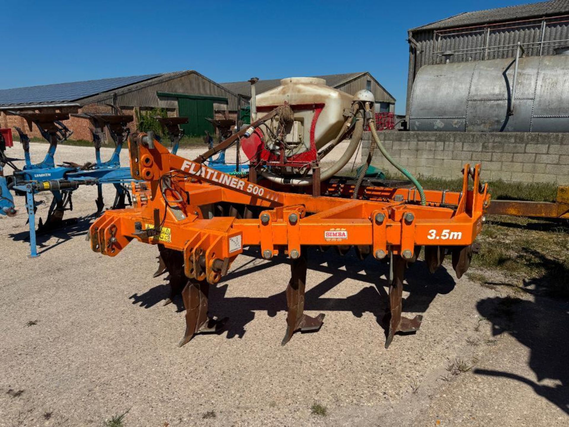 2010 Simba Flatliner 500 5 leg 3.5m subsoiler with Tilso sabre mono legs and rear DD packer with Tec - Image 5 of 15