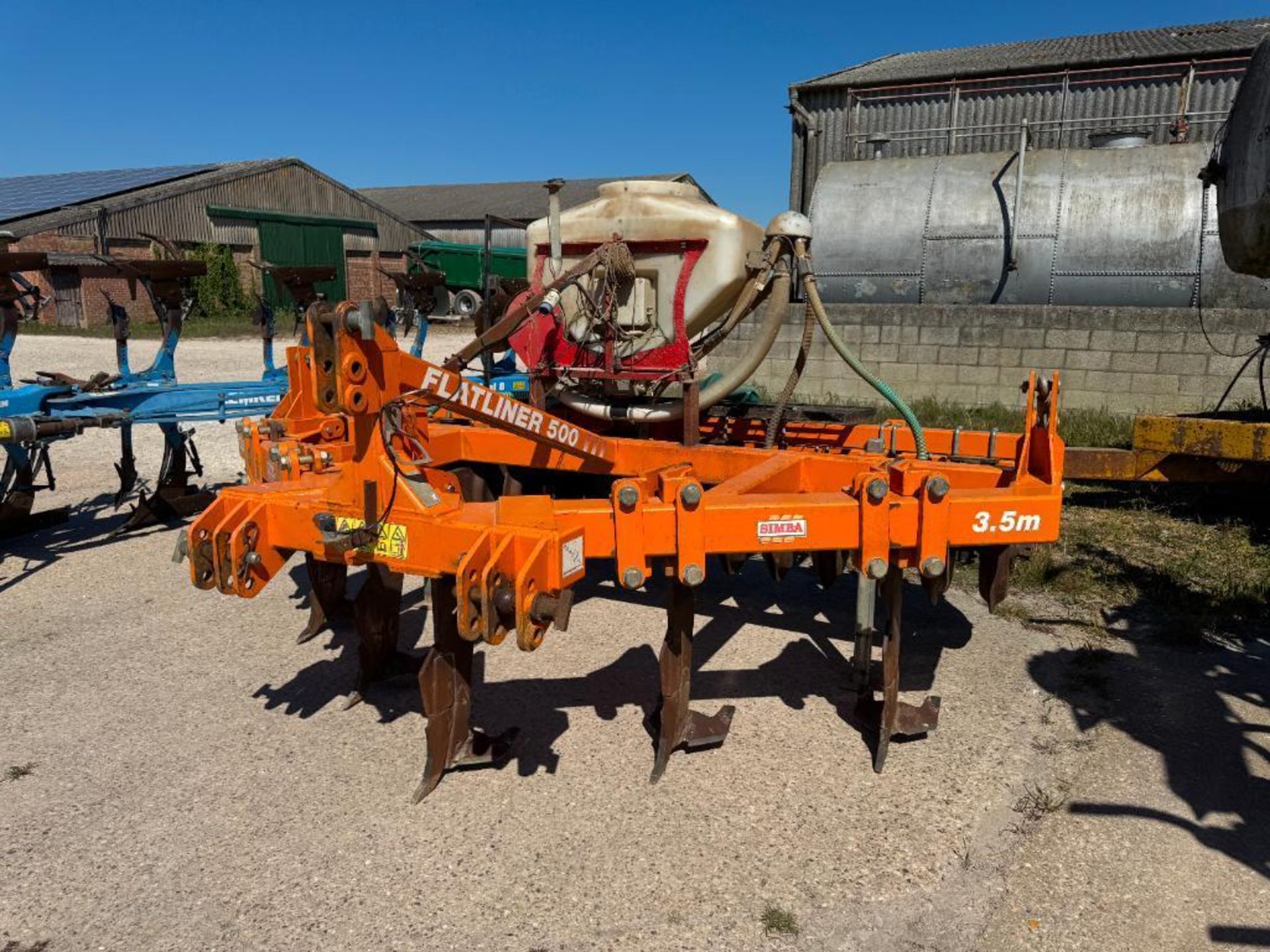 2010 Simba Flatliner 500 5 leg 3.5m subsoiler with Tilso sabre mono legs and rear DD packer with Tec - Image 4 of 15