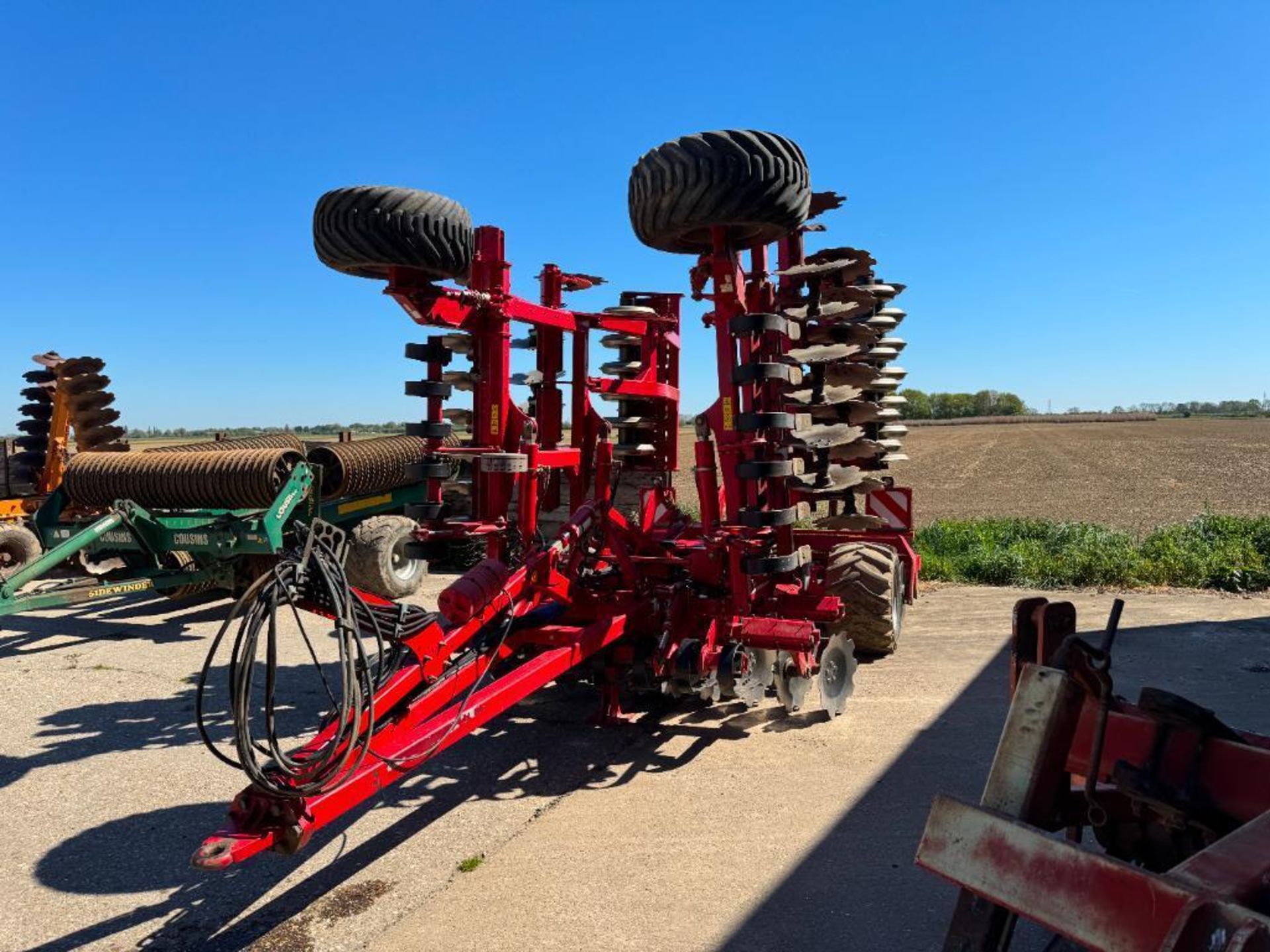 2015 Horsch Joker 6RT 6m hydraulic folding discs, twin row of discs to twin packer with front levell - Image 2 of 13