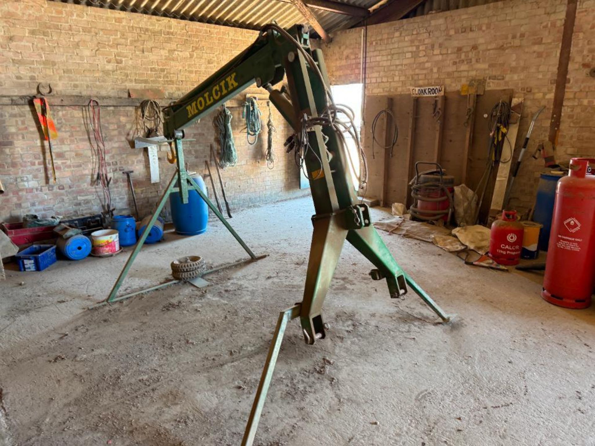 2012 Molcik HRM 1.5t hydraulic operated crane, linkage mounted. Serial No: ML1200048 - Image 3 of 6