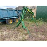 2012 Molcik HRM 1.5t hydraulic operated crane, linkage mounted. Serial No: ML1200048