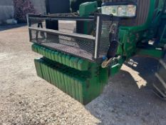 Front weight block with 16No John Deere wafer weights