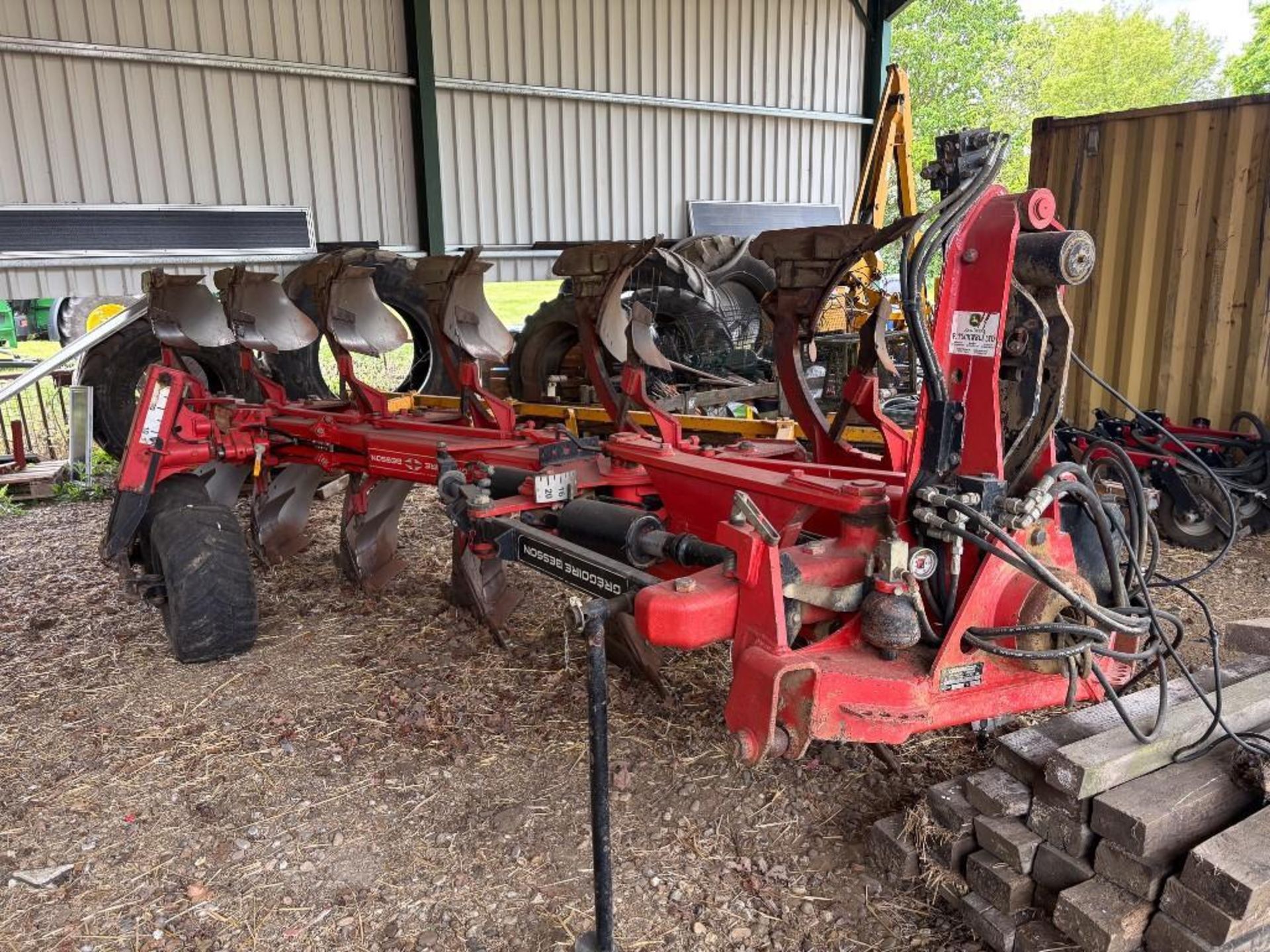 Gregoire Besson 6 Furrow Plough