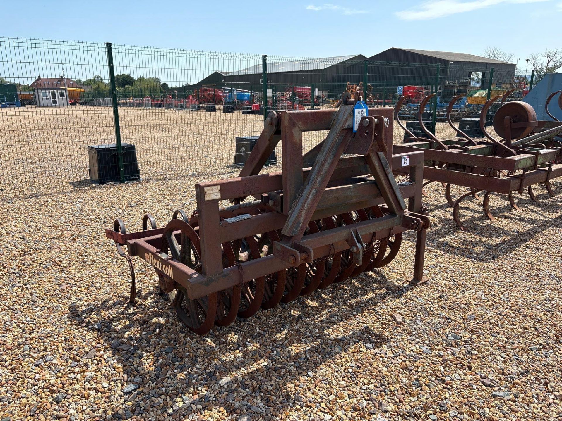 1.5m Flexicoil front press with cast rings, leading tines and steering headstock. Serial No: 550627 - Image 6 of 6