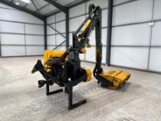 2020 McConnel PA6577T hedgecutter with 6.5m telescopic reach, 1.2m flail head, belt drive, 77hp inde