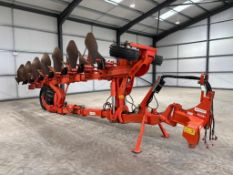 2016 Kuhn Multileader 7 furrow plough with on-land and in-furrow, semi-mounted and shearbolt leg pro
