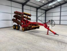 2021 Vaderstad Carrier CR650 6.5m disc cultivator with CrossCutter discs and steel ring packer. Seri