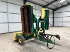 Spearhead Trident 400 4m hydraulic folding trailed flail mower. Serial No: S92849