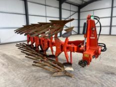 2020 Kuhn Multimaster 153 5 furrow plough with manual vari-width and shearbolt leg protection. Seria