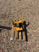 Bracket for Stocks seeder off Claydon rake