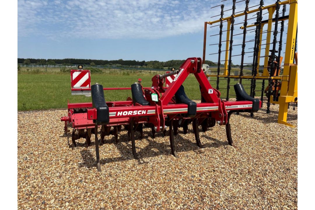 2013 Horsch Joker 3CT 3m disc harrow with Steel Disc packer and front leading Mono 3TG tine tool bar - Image 5 of 5