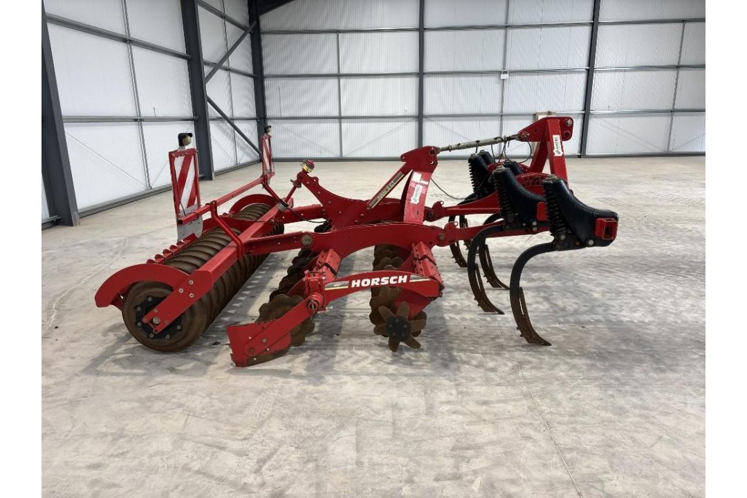 2013 Horsch Joker 3CT 3m disc harrow with Steel Disc packer and front leading Mono 3TG tine tool bar - Image 3 of 5