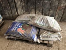 Qty bags of bark mulch