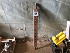9 hole draw bar
