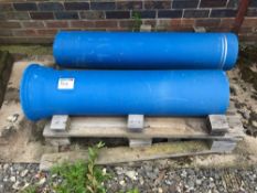 2no ductile water pipes