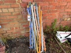 Plastic fence stakes