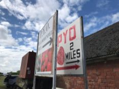 Pick your own fruit signs